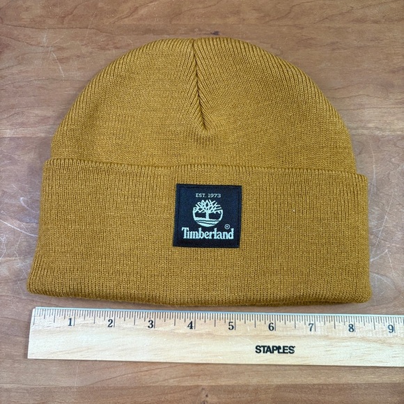 Timberland Men's Women's Unisex Timberland Authentic Cuffed Beanie with Logo - Picture 6 of 9